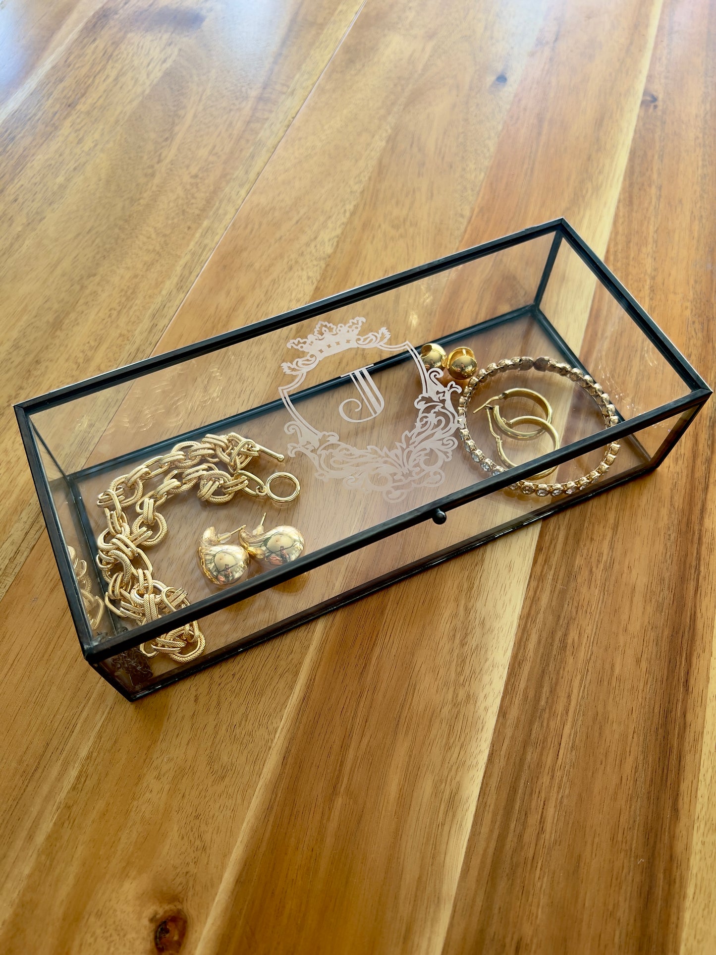DIY Kit - Etched Glass Jewelry Box