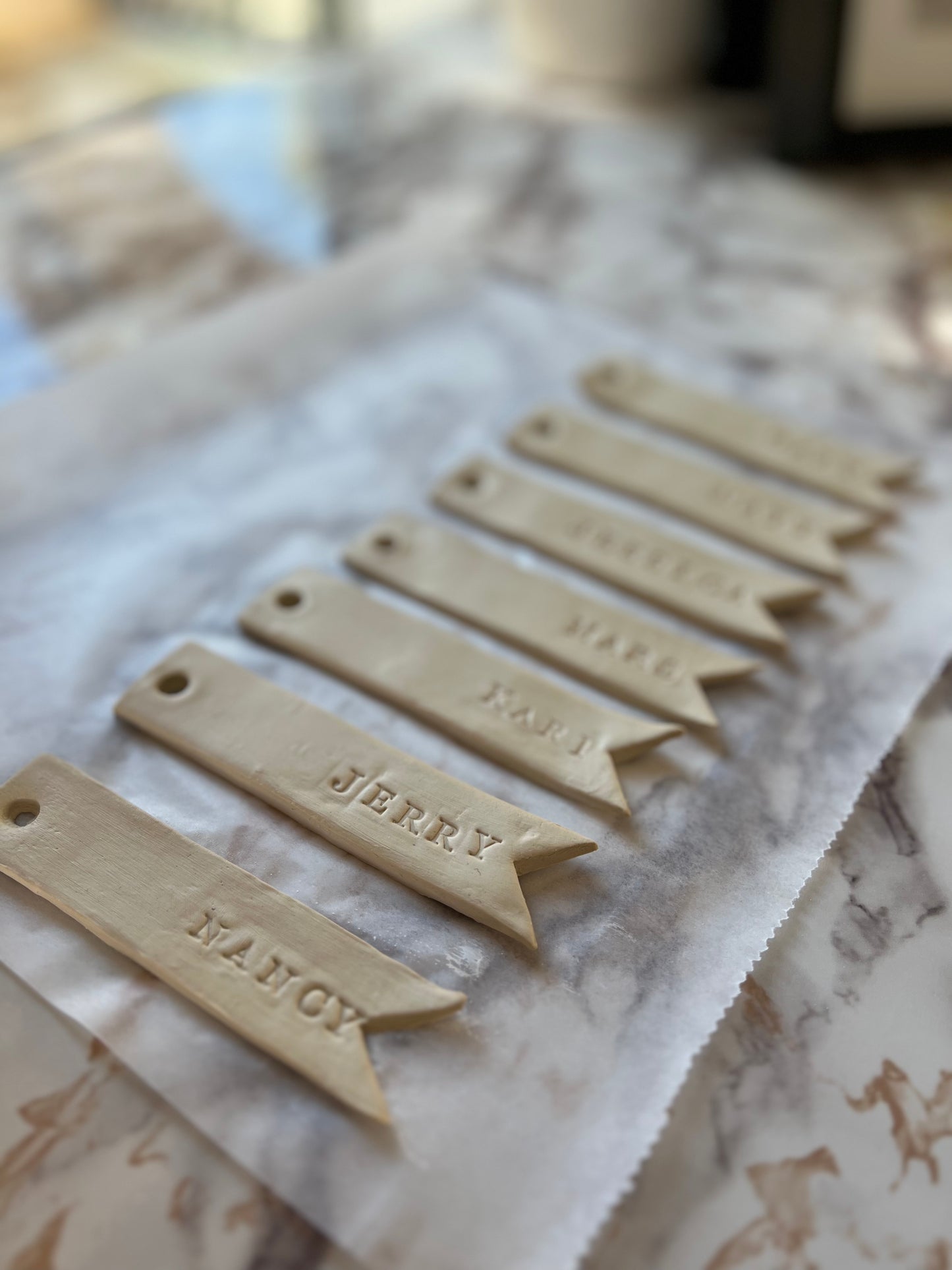 DIY Kit - Clay Place Cards